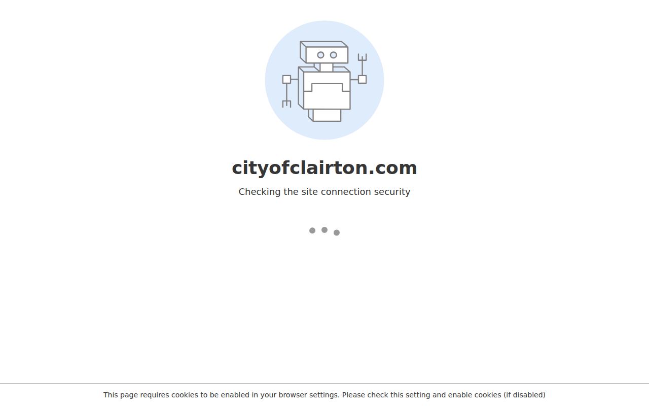 Official Clairton forms page linking a Right-to-Know request form